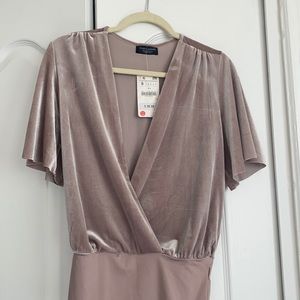 Zara metallic body suit